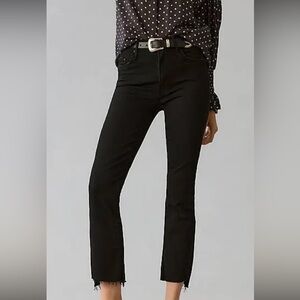MOTHER Black Ankle & Cropped Jeans